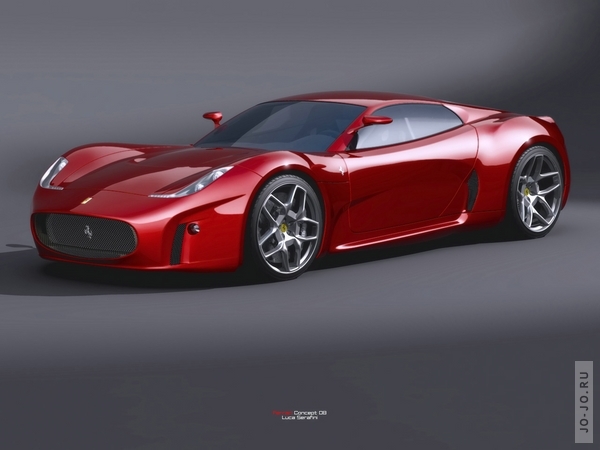 Ferrari concept 2008 design by Luca Serafini