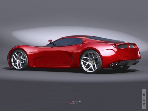 Ferrari concept 2008 design by Luca Serafini