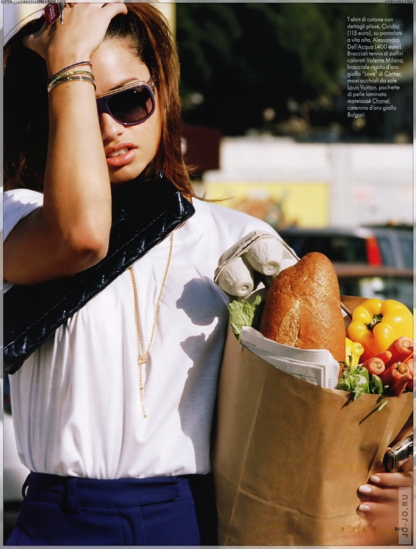 Adriana Lima в журнале Elle (Italy / Июнь 2008)