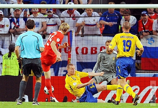 Сборная России вышла в плей-офф на Евро-2008