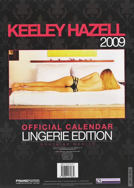 Keeley Hazell - Offical calendar 2009 (Lingerie edition)