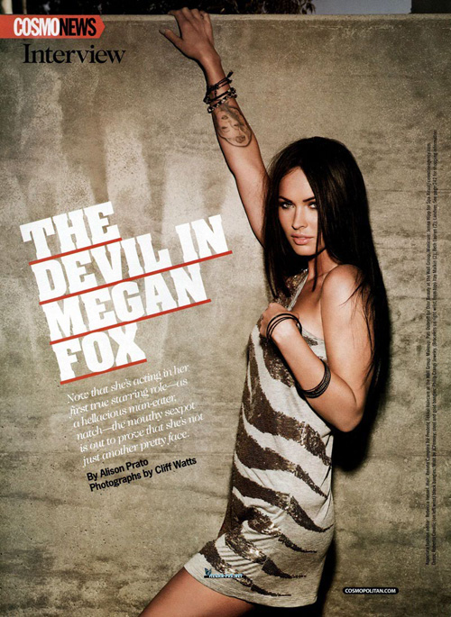 Megan Fox   Wonderland  Cosmopolitan