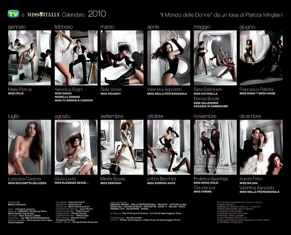Miss Italia - Official 2010 Calendar