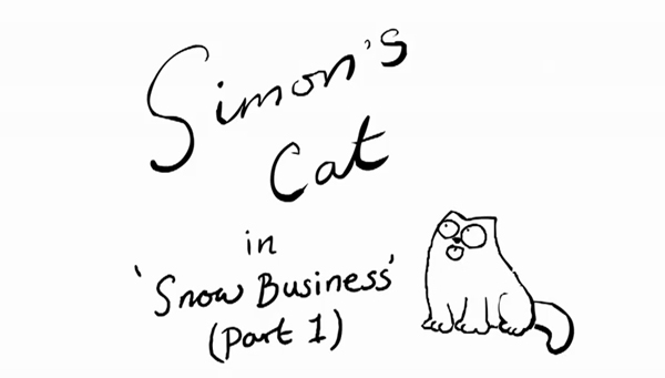 Simon's Cat "Snow Business"