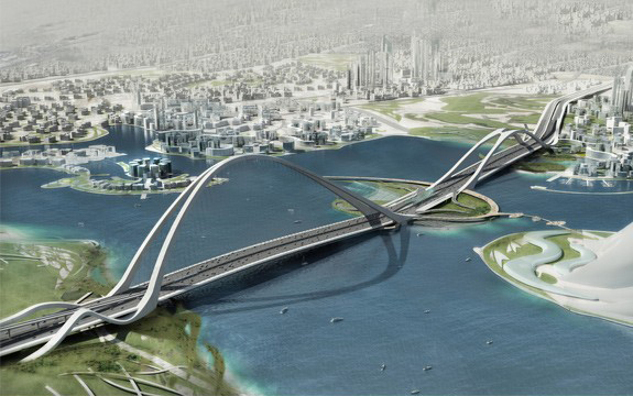 Мост Sheikh Rashid в Дубае 
