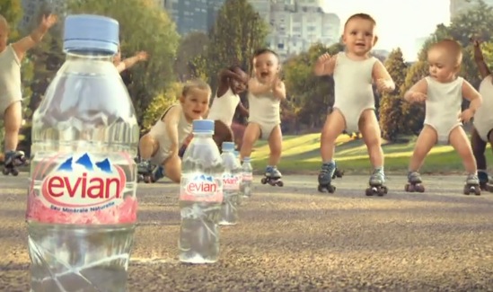  Evian " "