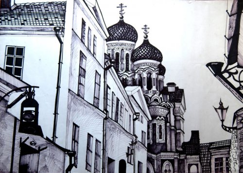 Drawings by Varvara Juodiskiene