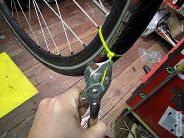 Замена шипованой резины на велосипед