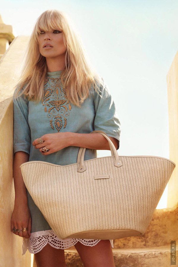 Кейт Мосс в рекламе Longchamp