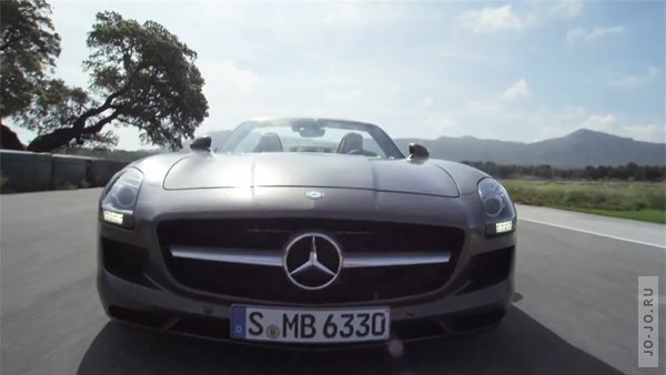 All New Mercedes SLS AMG Roadster 2012 Trailer