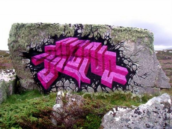 Удивительные граффити