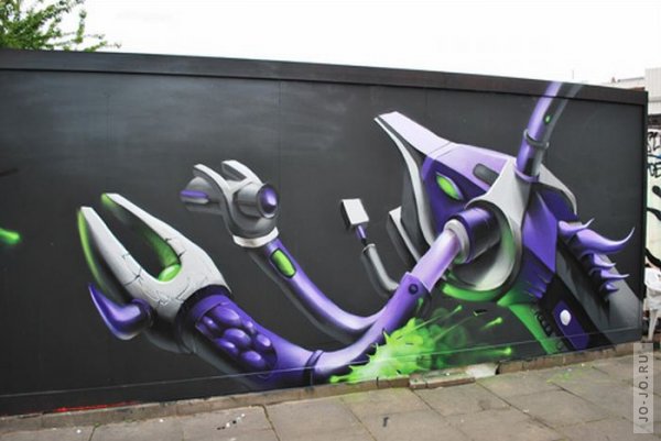 Удивительные граффити