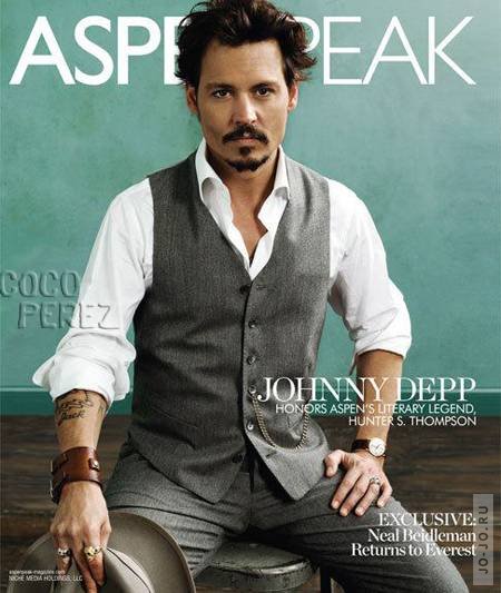 Джонни Депп в журнале Aspen Peak. Зима 2011/Весна 2012