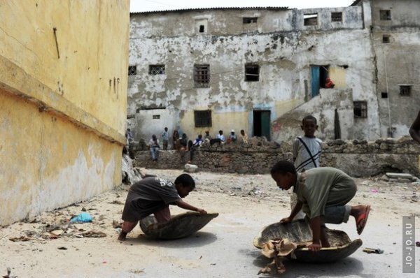 Улов сомалийских рыбаков