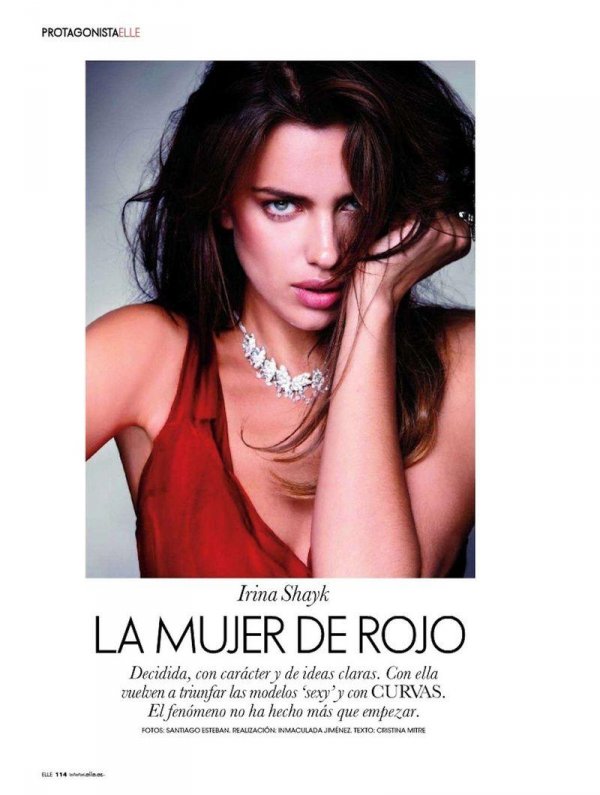 Irina Shayk - Elle December 2011 Spain