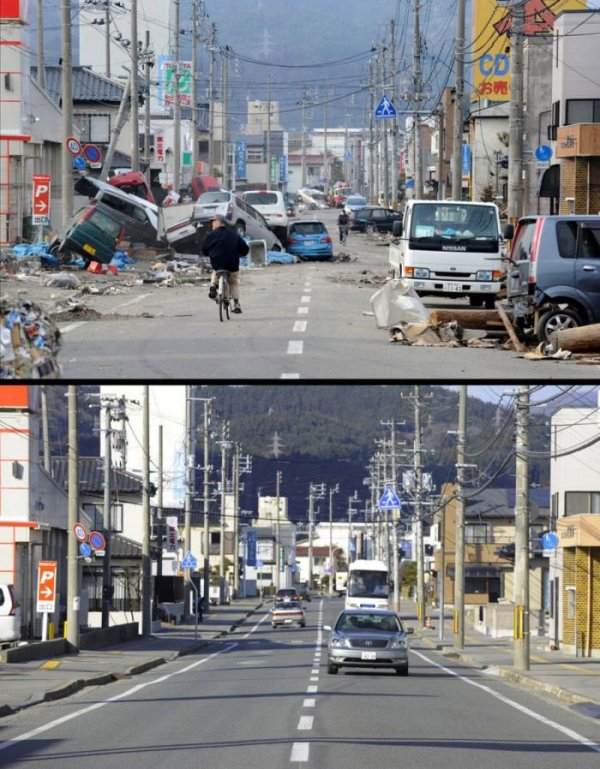 Цунами в Японии. Пострадавшие районы сегодня