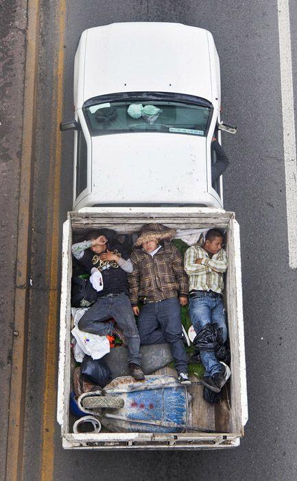 Как мексиканцы ездят на работу