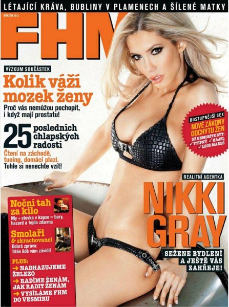 Nikki Gray - FHM March 2012 Czech