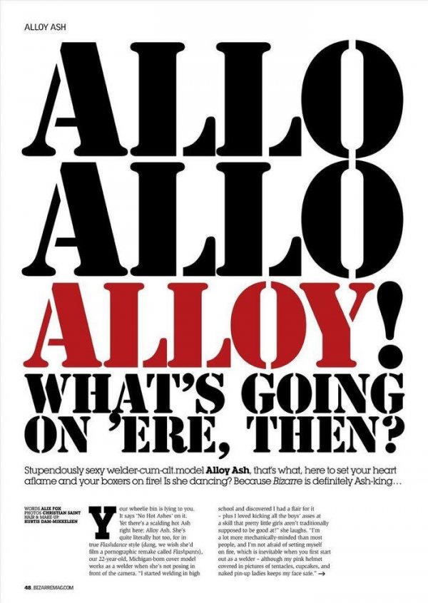 Alloy Ash - Bizarre March 2012 UK