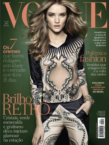 Rosie Huntington Whiteley - Vogue April 2012 Brazil