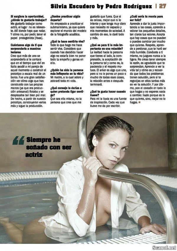 Silvia Escudero - Revista Eden March 2012 (3-2012) Spain