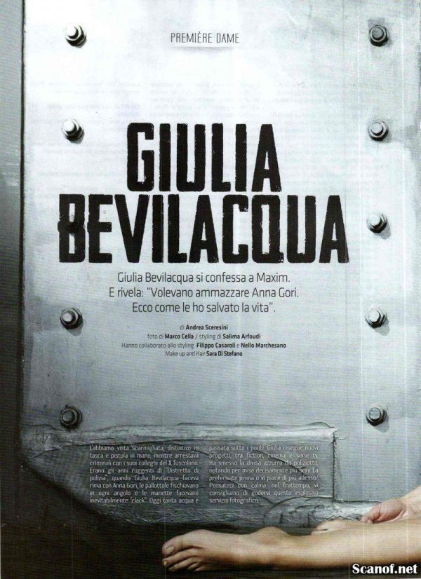 Giulia Bevilacqua - Maxim April 2012 Italy