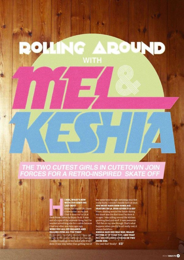 Mellisa Clarke, Keshia - Fr0nt N172 September 2012 UK