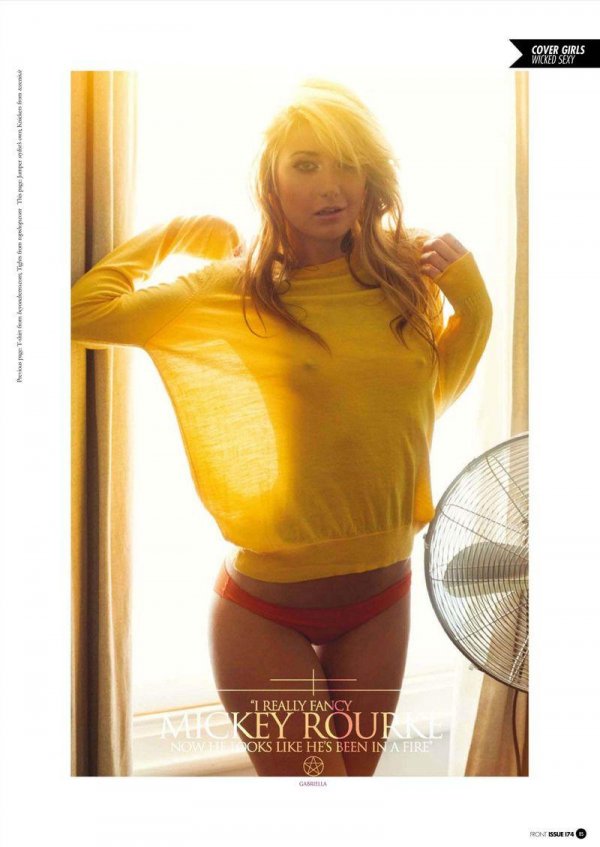 Danielle Sharp, Bryony Morgana, Gabriella - Fr0nt Issue 174 November 2012 UK