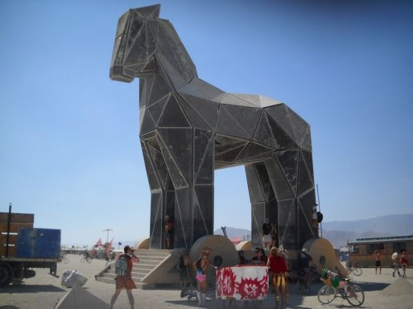     "Burning Man". 