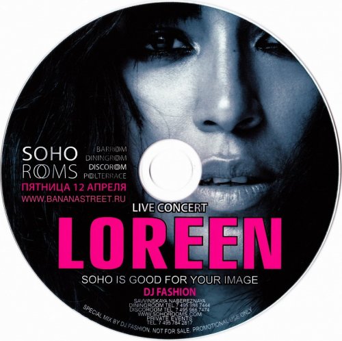 SOHO ROOMS: Live Concert Loreen  mixed by dj Fashion