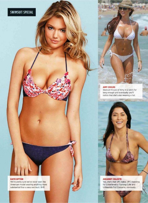 Swimsuit Special - Nuts July 2013 UK