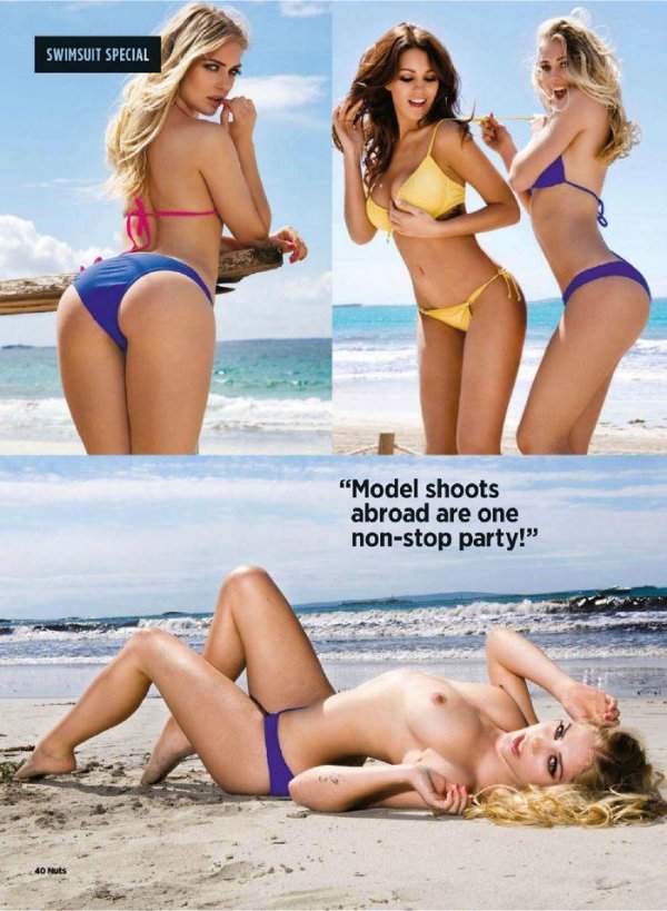 Swimsuit Special - Nuts July 2013 UK