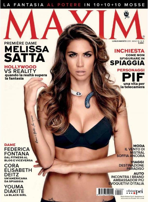 Melissa Satta - Maxim July-August 2013 Italy