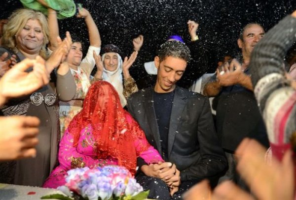 Свадьба самого высокого человека в мире по имени Султан Косе