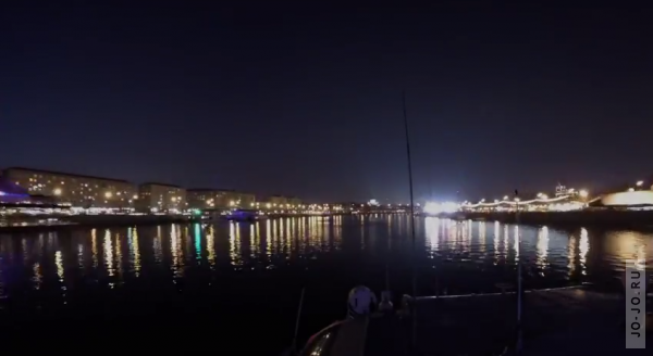 GoPro Timelapse Moscow River Boat Trip At Night