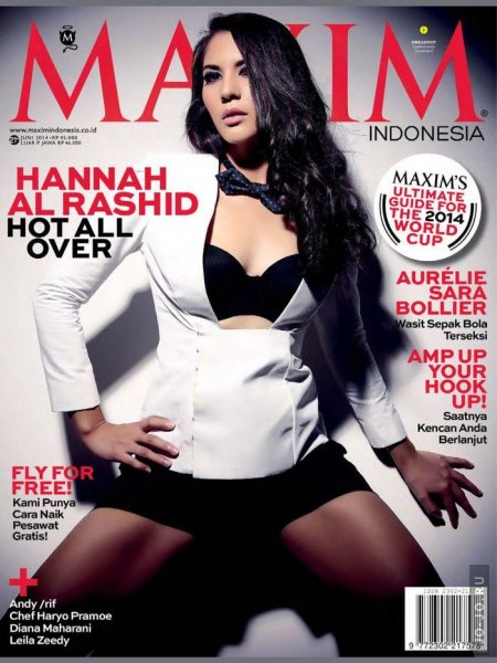 Hannah Al Rashid - Maxim June 2014 Indonesia