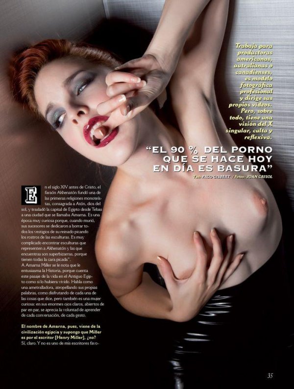 Amanda Miler - Primera Linea Issue 349 May 2014 Spain