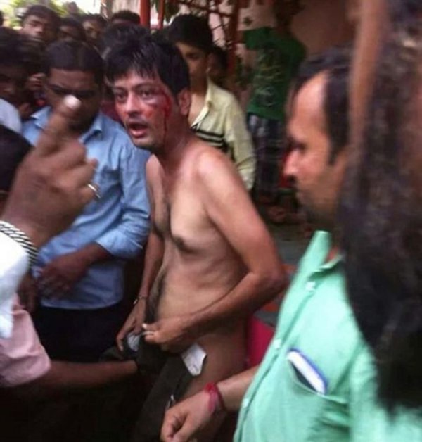 Самосуд по-индийски: насильник попался на горячем