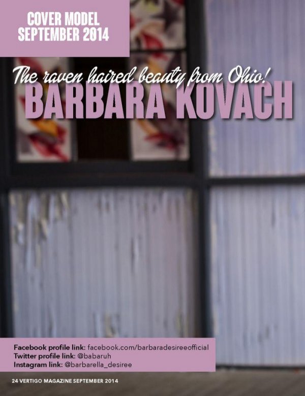 Barbara Kovach - Vertigo Magazine Issue 03 September 2014 USA