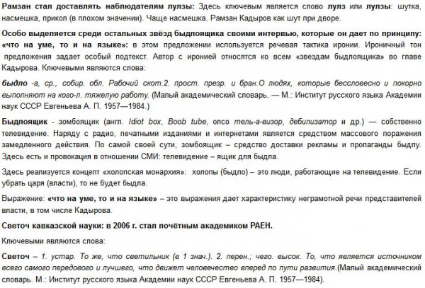 Статья о Рамзане Кадырове глазами экспертов