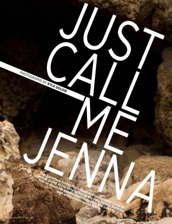 Jenna Bentley - Geek Fantasy Magazine July 2014 USA