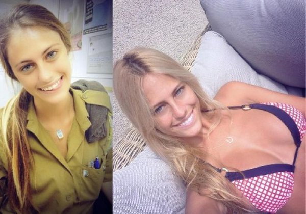 Симпатичные девушки-военнослужащие израильской армии