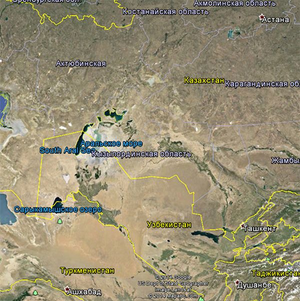 Сервис Google Earth и необычная координата на Байконуре