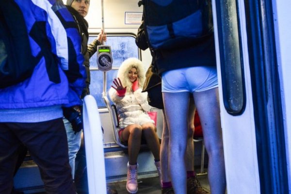       The No Pants Subway Ride