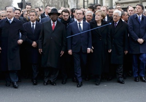 Кто побывал на «Марше единства» в Париже