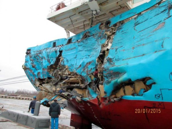 Морская авария в Ирбенском проливе