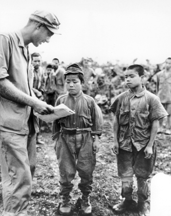 Пленные японские солдаты в годы Второй мировой войны