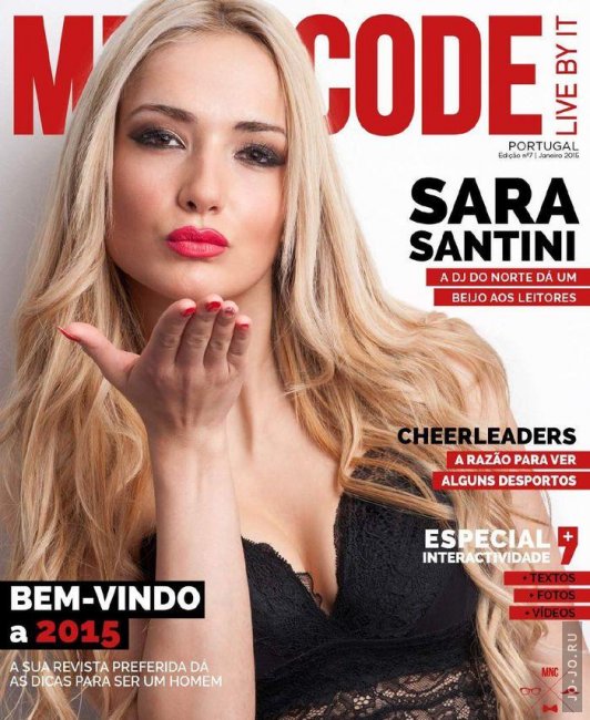 Sara Santini - Men's Code Issue 07 January 2015 Portugal
