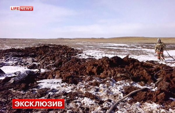 В Волгоградской области разбился самолет СУ-24