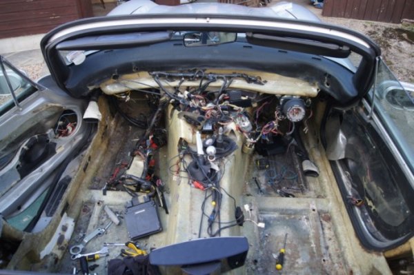 Фотоотчет о реставрации британского спорткара TVR Chimaera